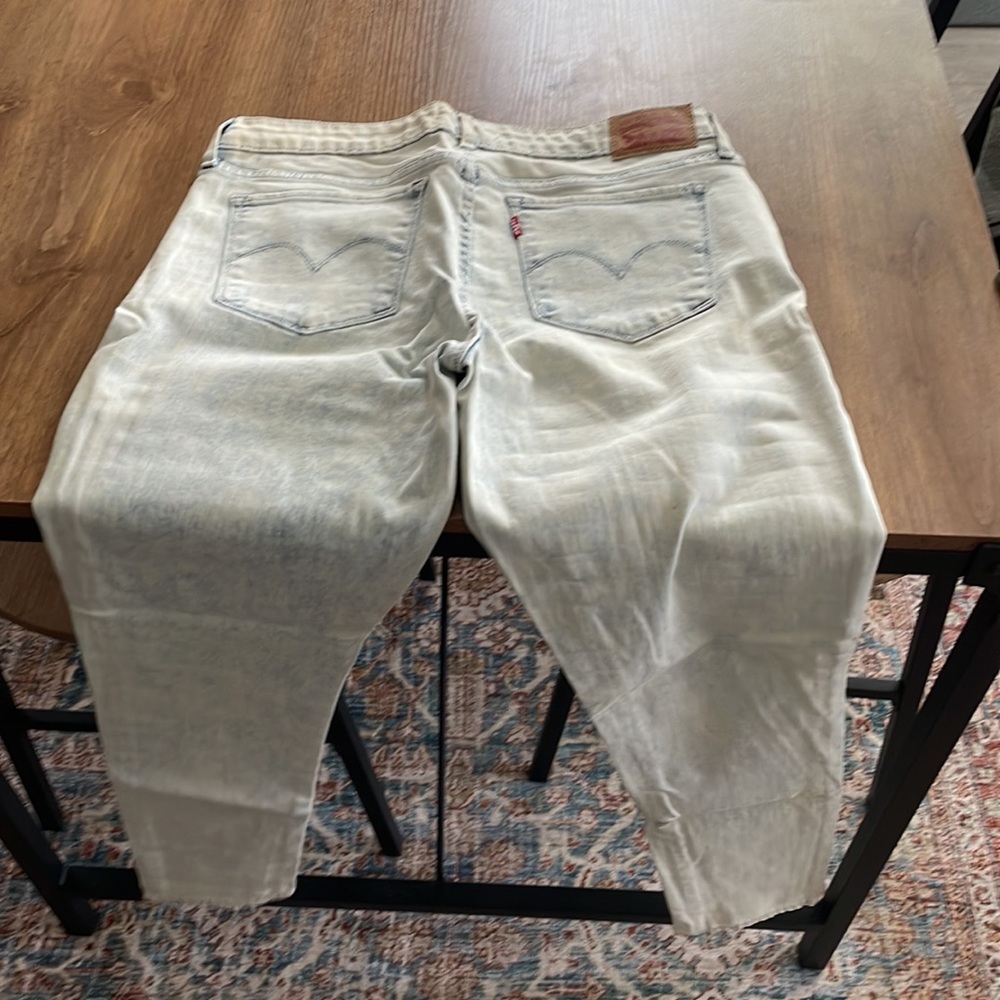 Levi 711 Skinny Acid Washed Jeans - Picture 6 of 7